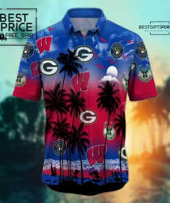 Wisconsin Sports Special Edition Hawaiian Shirt 3