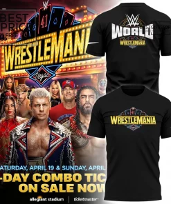 World WrestleMania 41 Special Edition T-Shirt