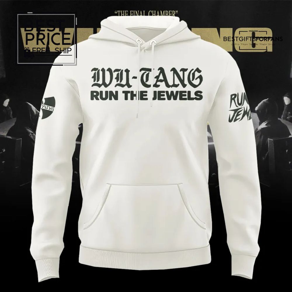 Wu-Tang Clan x Run The Jewels Special Edition White Hoodie Wu-Tang Clan x Run The Jewels Special Edition White Hoodie