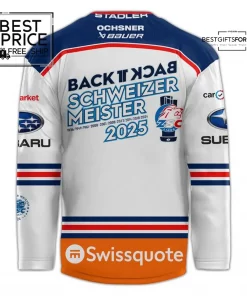 ZSC Lions Schw11zermeischter Limited Edition Hockey Jersey 3