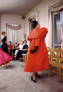 cristobal balenciaga evening coat