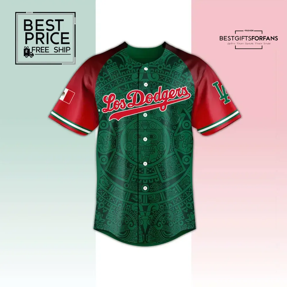 Los Dodgers Mexican Heritage Limited Edition Baseball Jersey Los Dodgers Mexican Heritage Limited Edition Baseball Jersey