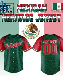 Los Dodgers Mexican Heritage Limited Edition Baseball Jersey