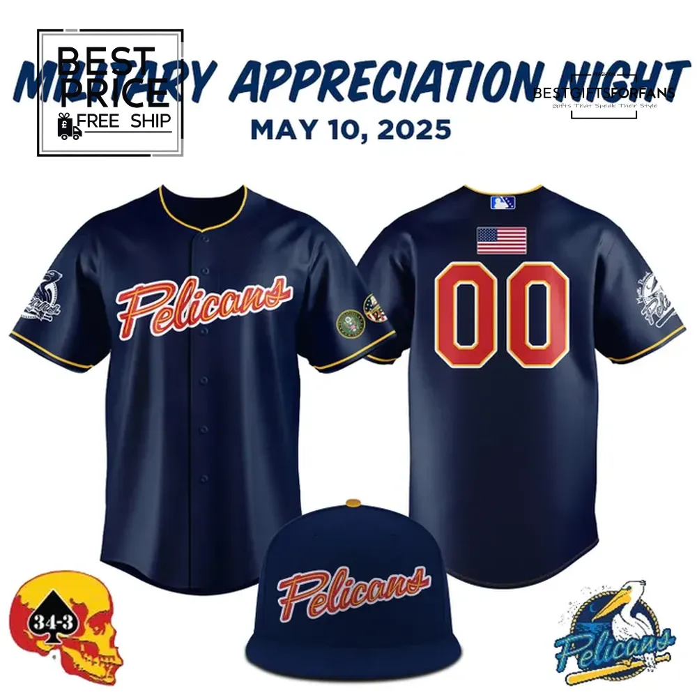 Pelicans Limited Edition Baseball Jersey Pelicans Limited Edition Baseball Jersey