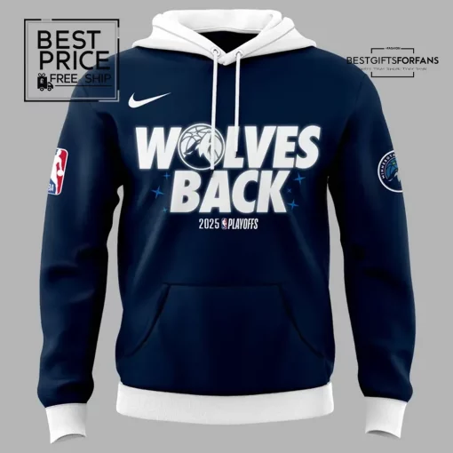  2025 Playoffs Wolves Back Special Edition Hoodie