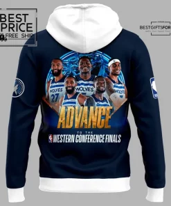 2025 Playoffs Wolves Back limited Edition Hoodie 3