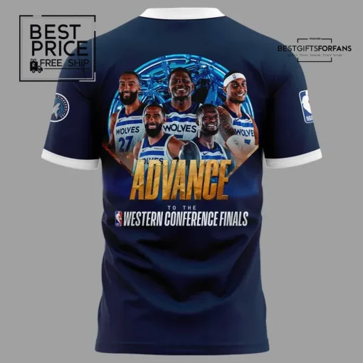  2025 Playoffs Wolves Back Limited Edition T-Shirt