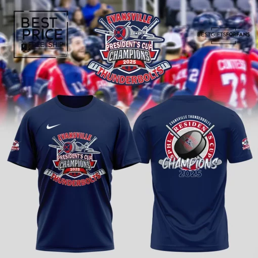 This Evansville Thunderbolts championship Limited Edition T-Shirt
