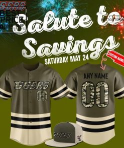 66ers 2025 “Salute to Savings Night” Limited Edition Baseball Jersey
