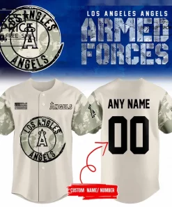 Los Angeles Angels “Armed Forces” Limited Edition Baseball Jersey