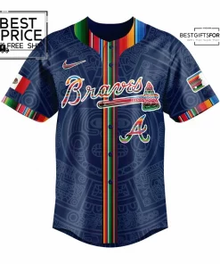 Atlanta Braves Mexican Heritage Night Limited Edition Baseball Jersey