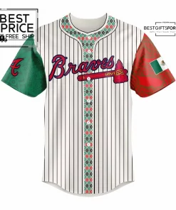 Atlanta Braves Mexican Heritage Night Limited Edition Baseball Jersey