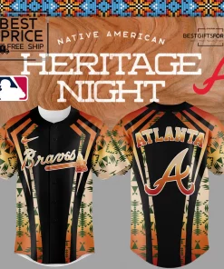 Atlanta Braves Native American Heritage Limited Edition Baseball Jersey