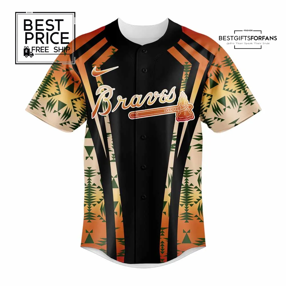 Atlanta Braves Native American Heritage Limited Edition Baseball Jersey Atlanta Braves Native American Heritage Limited Edition Baseball Jersey