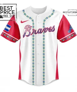 Atlanta Braves Salvadoran Heritage 2025 Limited Edition Baseball Jersey