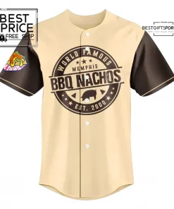 World Famous Memphis BBQ Nachos Limited Edition Baseball Jersey
