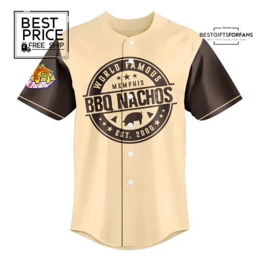 World Famous Memphis BBQ Nachos Limited Edition Baseball Jersey