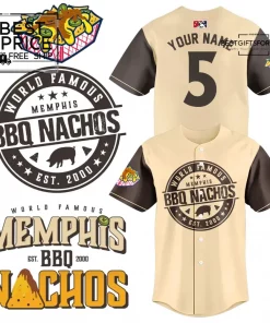 World Famous Memphis BBQ Nachos Limited Edition Baseball Jersey