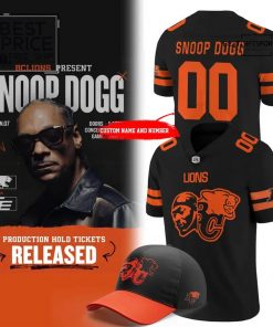 BC Lions x Snoop Dogg 2025 Limited Edition Football Jersey