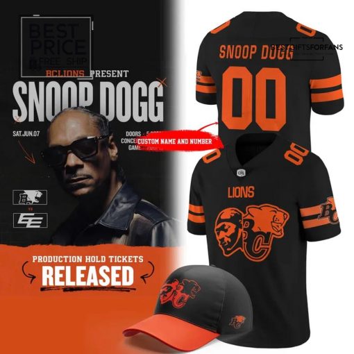 BC Lions x Snoop Dogg 2025 Limited Edition Football Jersey