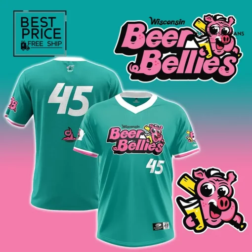 Wisconsin Beer Bellies Limited Edition Football Jersey