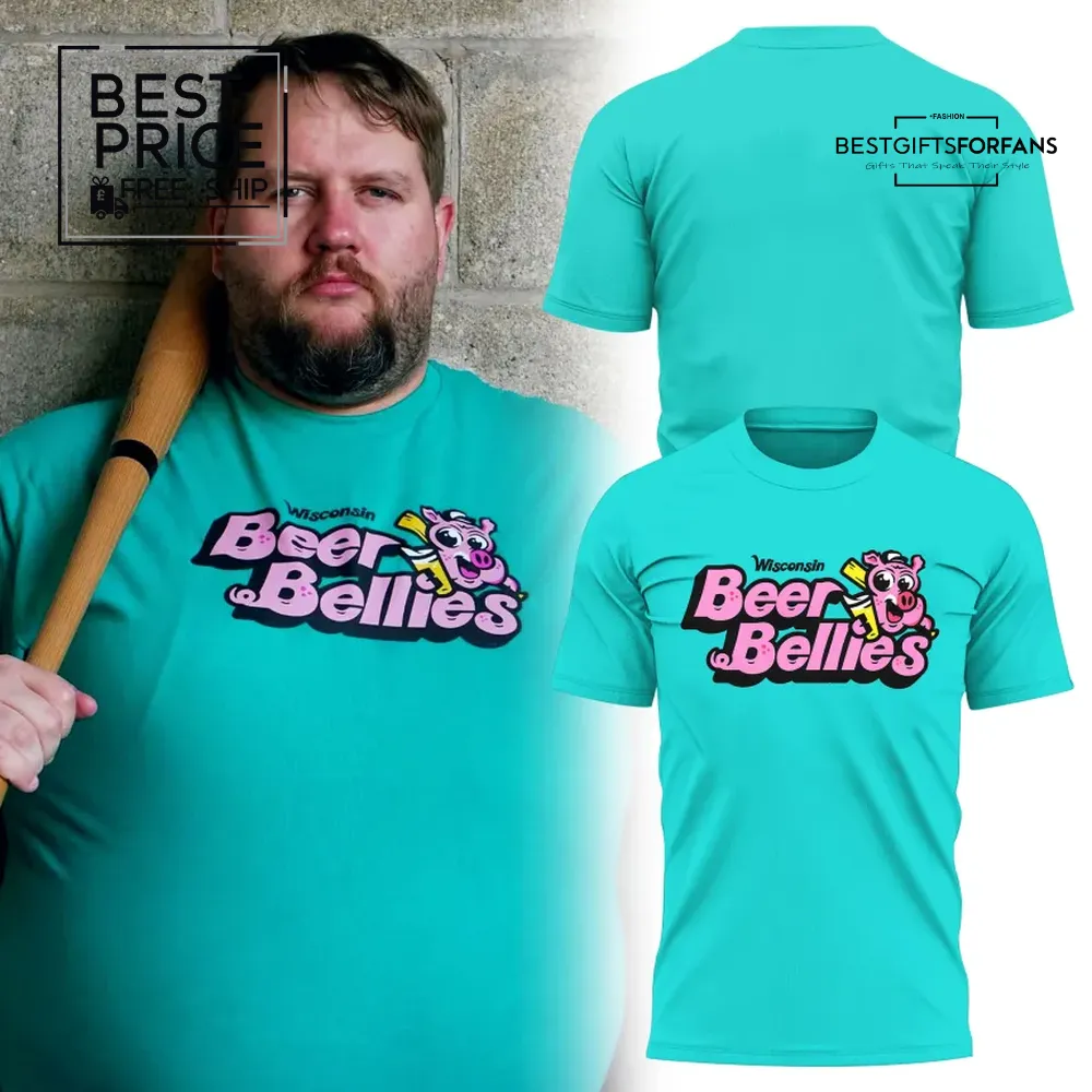Wisconsin Beer Bellies Limited Edition T-Shirt Wisconsin Beer Bellies Limited Edition T-Shirt