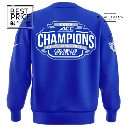 “2025 ACC Men’s Basketball Champions” locker room Limited Edition Sweatshirt
