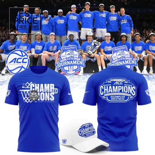  “2025 ACC Men’s Basketball Champions” locker room Limited Edition T-Shirt