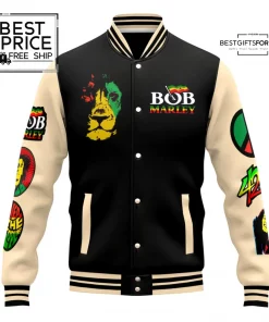 Bob Marley 80th Anniversary Special Edition Baseball Jacket