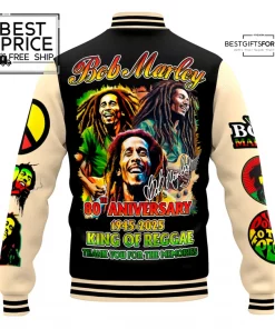Bob marley Baseball Jacket 3