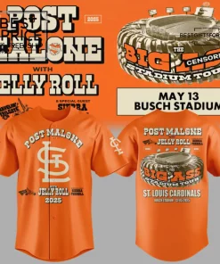 St. Louis Cardinals x Post Malone Special Edition Baseball Jersey