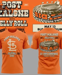 Cardinals x Post Malone with Jelly Roll Limited Edition T-Shirt