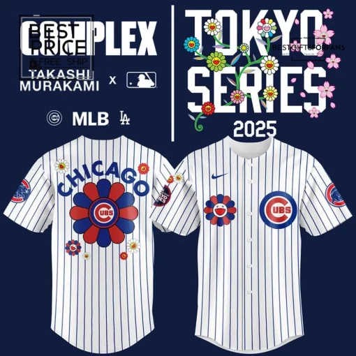  Chicago Cubs 2025 MLB World Tour Tokyo Series Special Edition Baseball Jersey