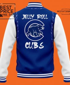 Chicago Cubs x 2025 Jelly Roll Wrigley Field Concert Baseball Jacket 3