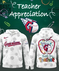 Cleveland Guardians “Happy Teacher Day” Special Edition Hoodie