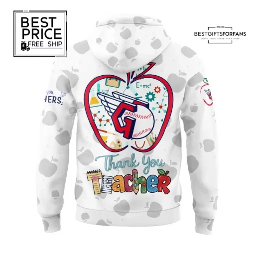 Cleveland Guardians “Happy Teacher Day” Special Edition Hoodie