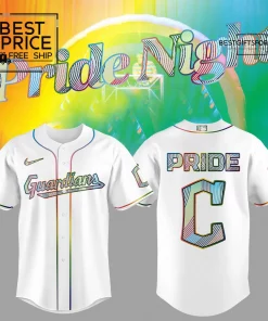  Cleveland Guardians LGBTQ Pride Night 2025 Special Edition Baseball Jersey