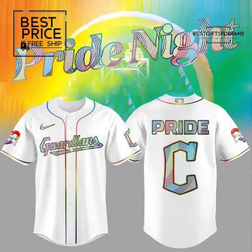  Cleveland Guardians LGBTQ Pride Night 2025 Special Edition Baseball Jersey