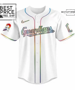  Cleveland Guardians LGBTQ Pride Night 2025 Special Edition Baseball Jersey