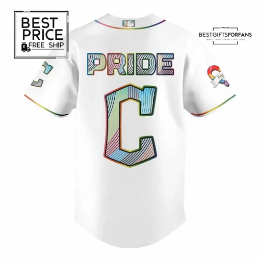  Cleveland Guardians LGBTQ Pride Night 2025 Special Edition Baseball Jersey