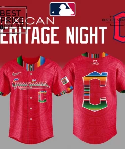 Cleveland Guardians Mexican Heritage Night Limited Edition Baseball Jersey