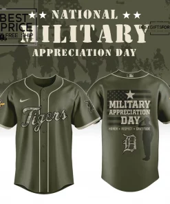 Detroit Tigers x Military Appreciation Day Limited Edition Baseball Jersey