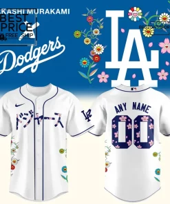 Dodgers x Takashi Murakami Limited Edition Baseball Jersey