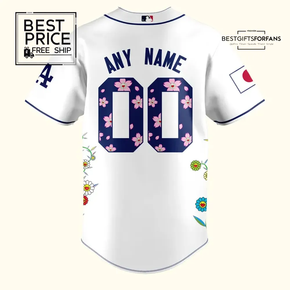 Dodgers x Takashi Murakami Limited Edition Baseball Jersey Dodgers x Takashi Murakami Limited Edition Baseball Jersey
