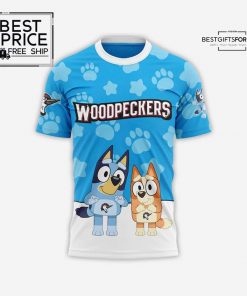 Fayetteville Woodpeckers x Bluey Day Limited Edition T-Shirt