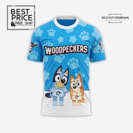 Fayetteville Woodpeckers x Bluey Day Limited Edition T-Shirt