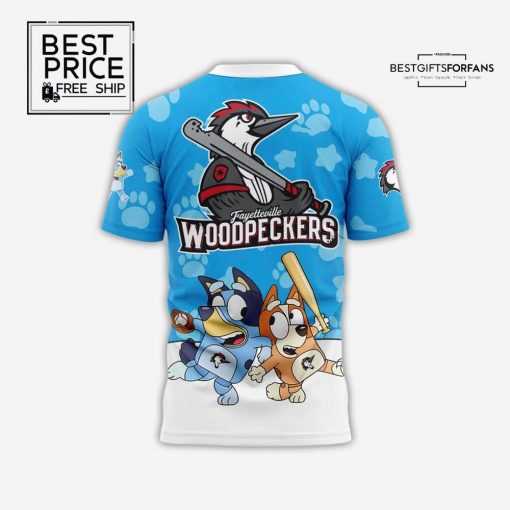 Fayetteville Woodpeckers x Bluey Day Limited Edition T-Shirt