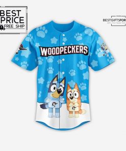 Fayetteville Woodpeckers x Bluey Limited Edition Baseball Jersey