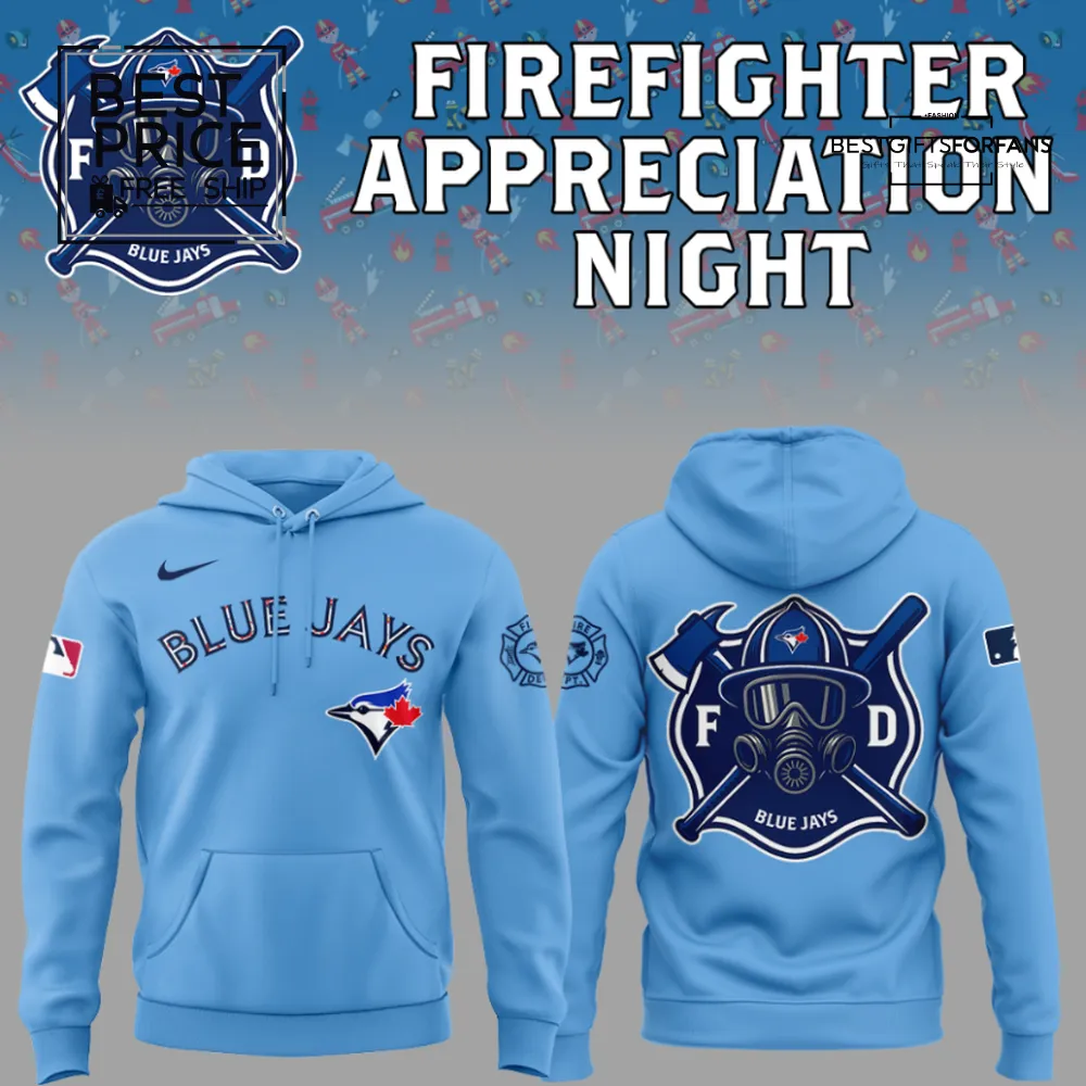 Firefighter Appreciation x Blue Jays Special Edition Hoodie Firefighter Appreciation x Blue Jays Special Edition Hoodie