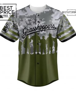 Greensboro Grasshoppers x Military Day Limited Edition Baseball Jersey